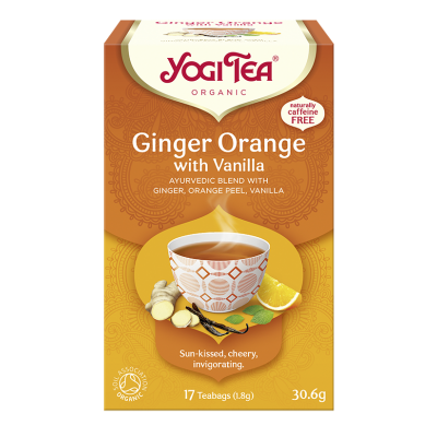 Herbata Imbirowo Pomarańczowa z Wanilią Ginger Orange with Vanilla BIO 17x1,8g Yogi Tea - 4012824402546.jpg