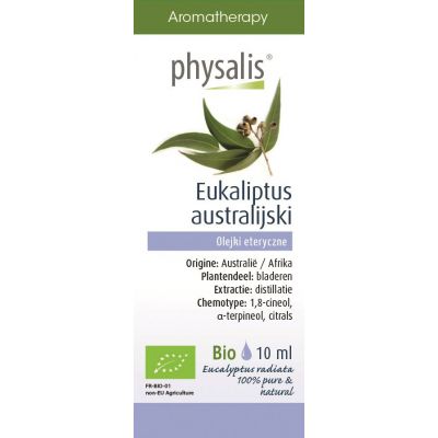Olejek Eteryczny Eukaliptus Austarlijski 10ml Physalis - 5412360018482.jpg