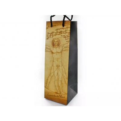 Torebka prezentowa - Leonardo Da Vinci - Człowiek Witruwiański - 5907580892634.jpg
