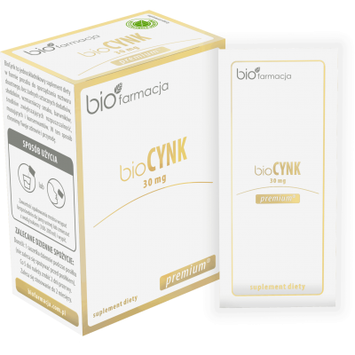 Bio Cynk Premium 30mg 20 saszetek Biofarmacija - 5907710947098.jpg