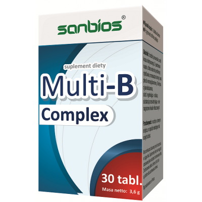 Multi-B Complex 30 tabletek Sanbios - 5908230845376.jpg